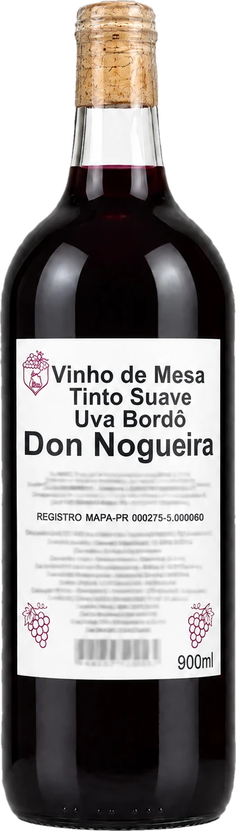Don Nogueira Tinto Suave · Uva Bordô